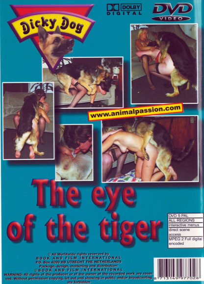 Dicky Dog They Eye of The Tiger - Dog Animal Sex DVD