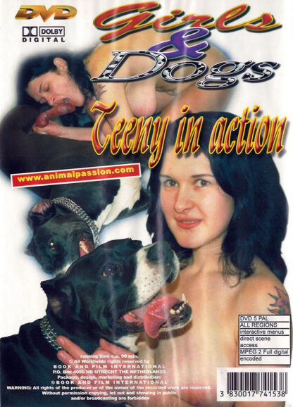 Girls & Dogs - Teeny in action - Animal Sex DVD